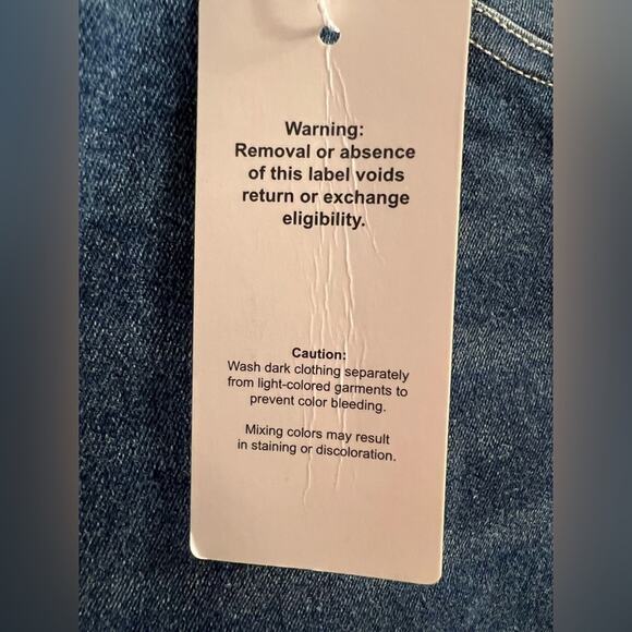 Last One! NWT High Waisted Skinny Blue Jeans Sz L - Picture 7 of 8